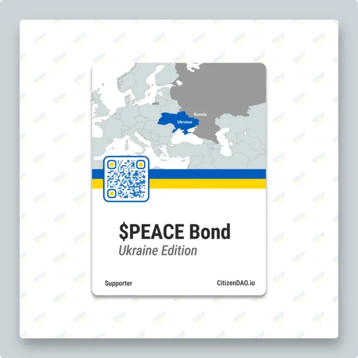 $PEACE Bond — card design